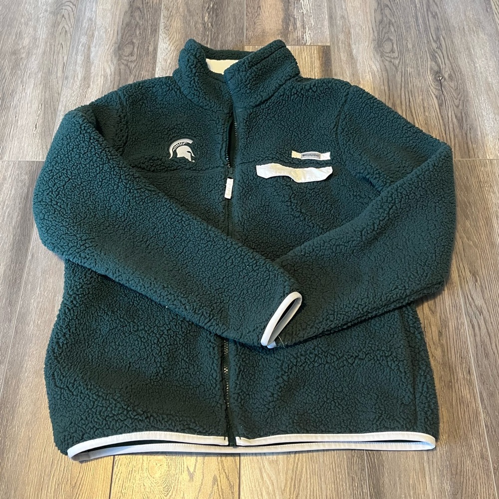 Michigan State Columbia Sherpa Jacket